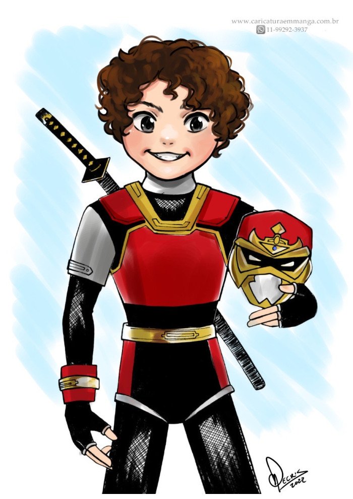 Caricatura com Corpinho - Hero Caricatura com Corpinho - Hero