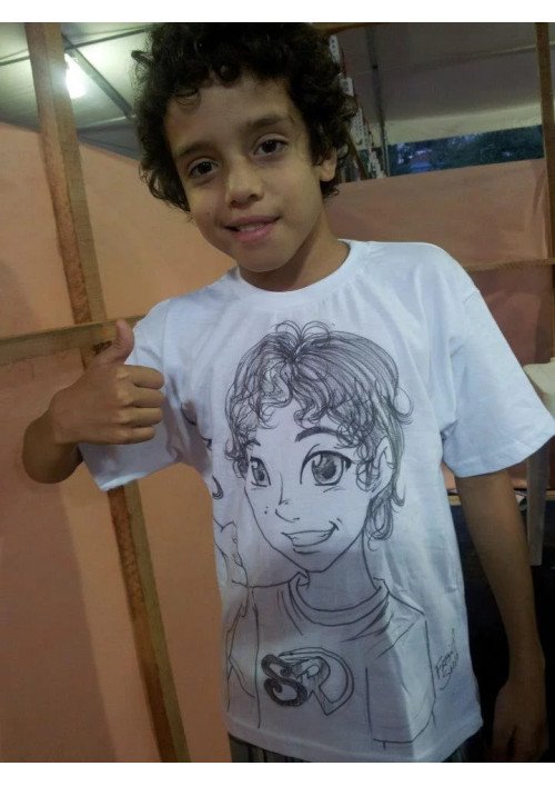 Caricatura em Camiseta